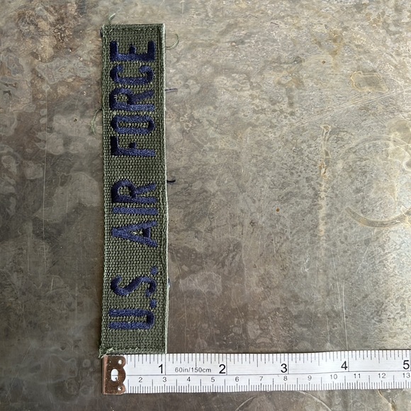 U.S. AIR FORCE embroidered tape patch - vintage - Picture 9 of 10